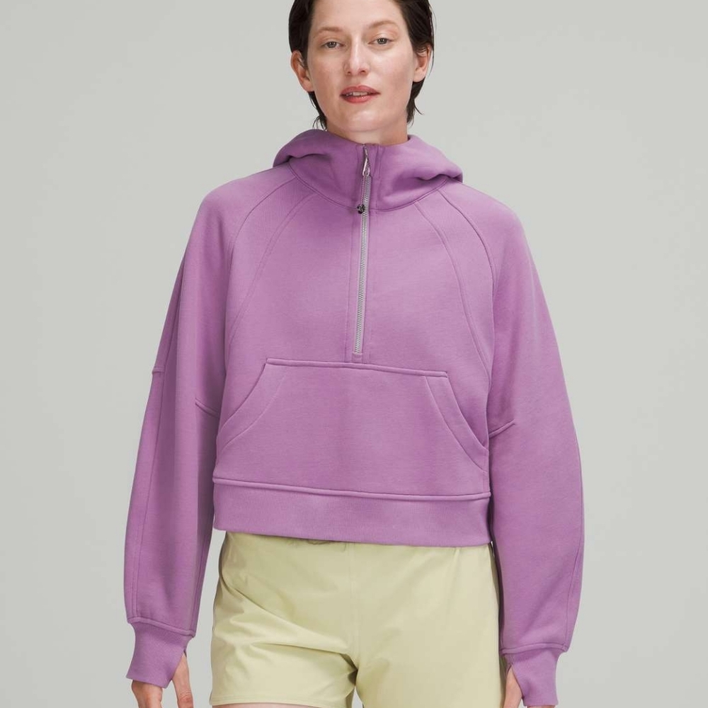 Lululemon Scuba Oversized 1/2 Zip Hoodie Wisteria Purple